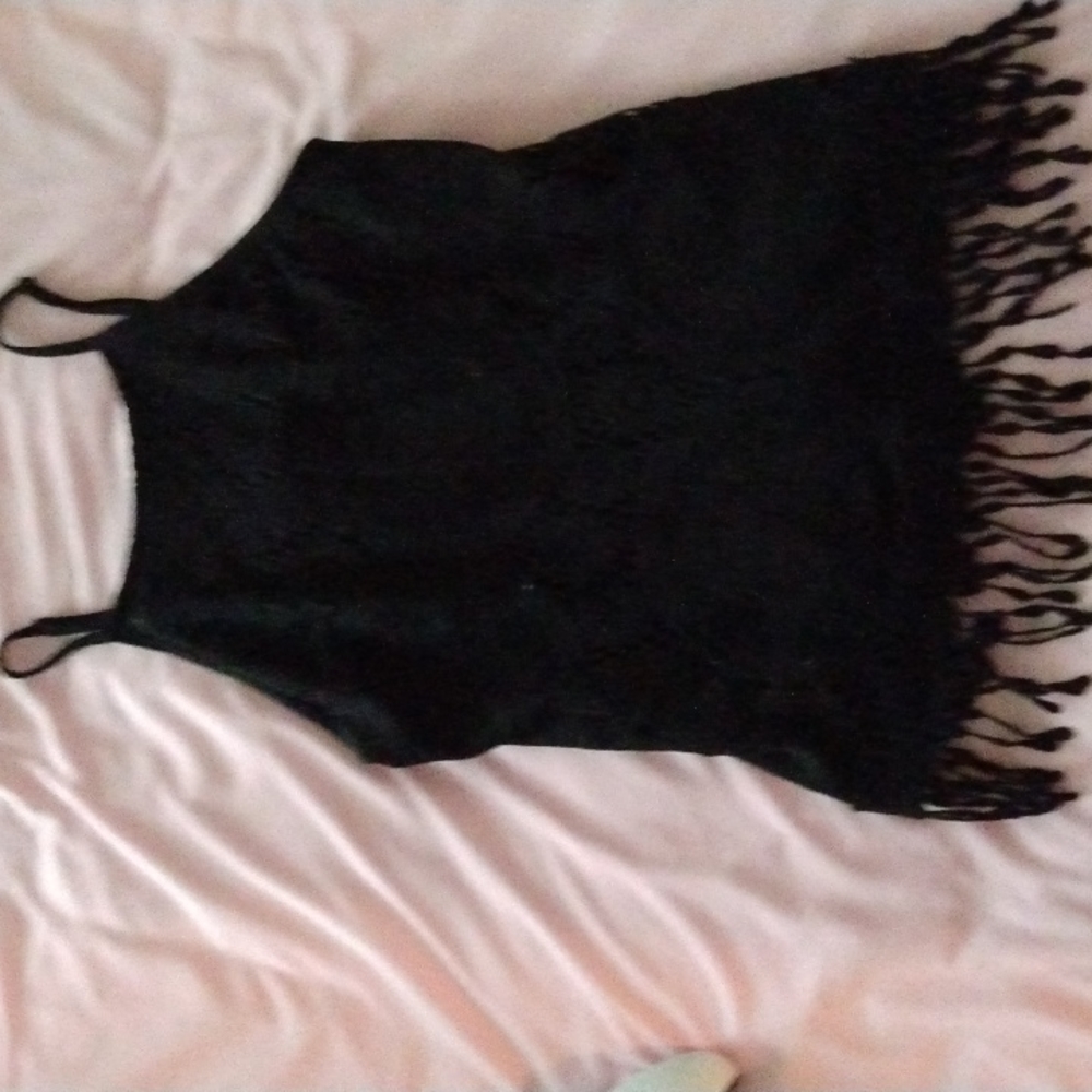 Black tank top